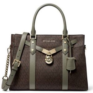 MICHAEL KORS Nouveau Hamilton Large Satchel NWT